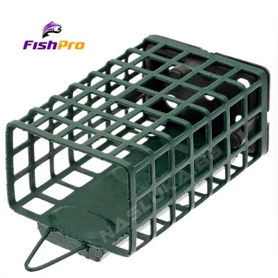 Правоъгълна фидер хранилка FishPro Fishunter