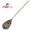 Метод фидер хранилка с противооплитаща тръбичка FishPro Method Feeder Metal Long