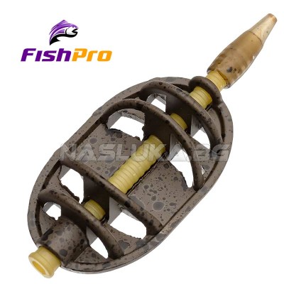 Метод фидер хранилка FishPro Quick Change Method Feeder, Oval