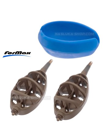 Комплект метод фидер хранилки Formax Elegance Method Feeder 2+1, 55, 65 г