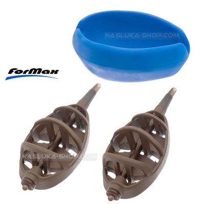 Комплект метод фидер хранилки Formax Elegance Method Feeder 2+1, 55, 65 г