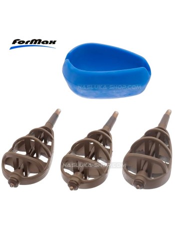 Комплект метод фидер хранилки Formax Elegance Method Feeder 3+1, 25, 35, 45 г