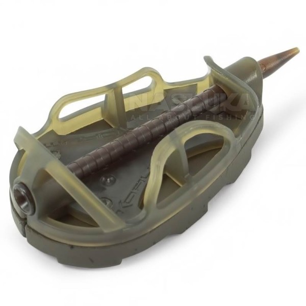 Метод фидер хранилка за река Korum Camo River Method Feeder — снимка 1