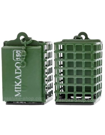 Сет от 2 броя квадратни фидер хранилки с дъно Mikado Square Feeder