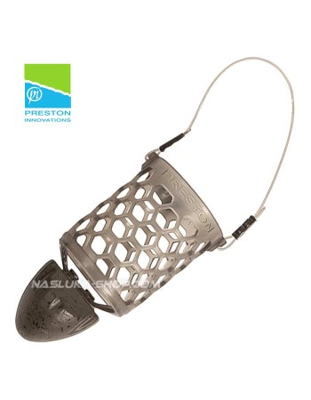 Фидер хранилка Preston Hexmesh Plastic Bullet Feeder, Medium