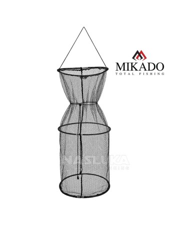 Кръгъл живарник с гумирана мрежа Mikado Keepnet Rubber Basic