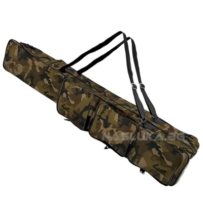 Троен калъф за въдици Formax Rod Case Camo Standard