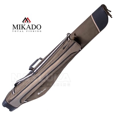 Двоен твърд калъф за въдици Mikado Rod Holdall 2 Compartment Stiffed
