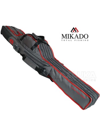 Троен калъф за въдици Mikado Rod Holdall 3 Compartment Grey