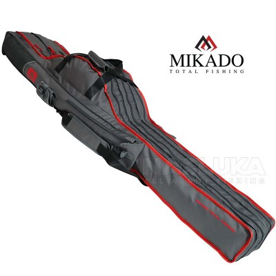 Троен калъф за въдици Mikado Rod Holdall 3 Compartment Grey