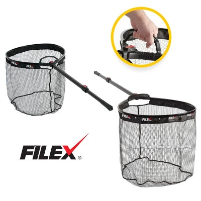 Кеп с гумирана мрежа Filex Power Landing Net
