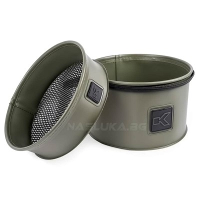 Комплект от футер и сито за фидер и мач Korum EVA Riddle Set, 3 мм,