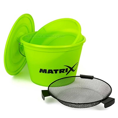 Комплект кофа с леген, сито и капак Matrix Lime Bucket Set