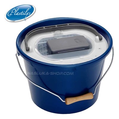 Кофа с помпа за жива стръв Plastilys, 13 л