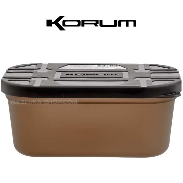 Кутия за стръв с капак Korum Bait Tub 1PT, 0.6 л — снимка 4
