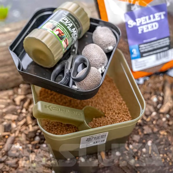 Кутия за метод фидер Korum Method Mix Bait Tub Set 1.83 л — снимка 5