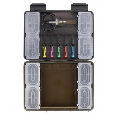 Кутия с инструменти за метод фидер Korum Slim Blox Loaded