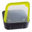 Кутия за стръв с плътен капак Matrix Solid Tip Bait Box, Grey/Lime