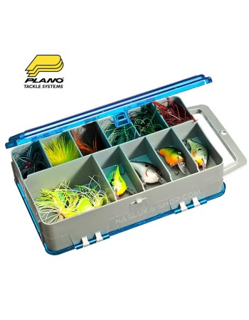 Двустранна кутия-органайзер Plano 3215 Medium, Metal Grey/Blue