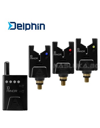 Комплект сигнализатори с приемник Delphin Minor 3+1