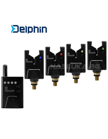 Комплект сигнализатори с приемник Delphin Minor 4+1