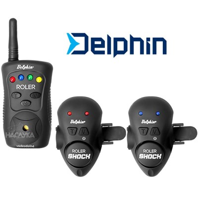 Комплект сигнализатори за въдица Delphin Roler Shock 2+1