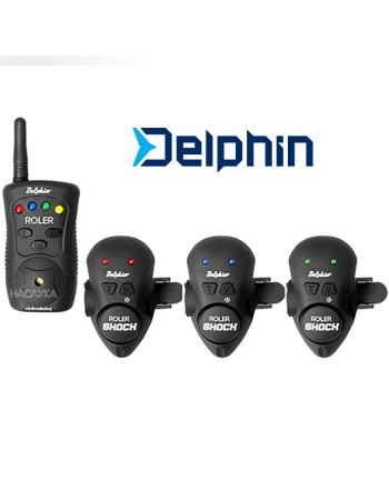 Комплект сигнализатори за въдица Delphin Roler Shock 3+1