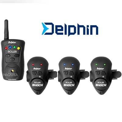 Комплект сигнализатори за въдица Delphin Roler Shock 3+1