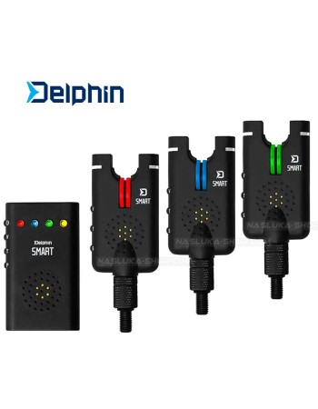 Комплект сигнализатори за риболов на шаран Delphin Smart 3+1