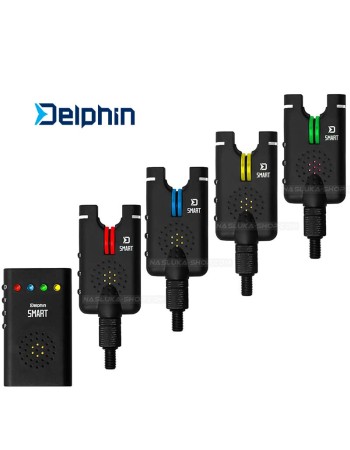 Комплект сигнализатори за риболов на шаран Delphin Smart 4+1