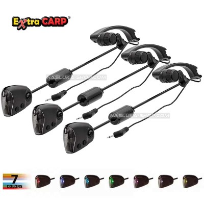 Комплект от 3 бр. светещи обтегачи Extra Carp EXC Ultron, 7 цвята
