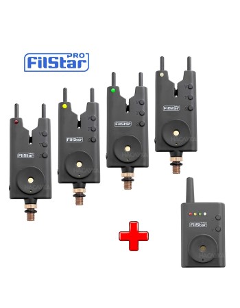 Комплект сигнализатори за шаран Filstar FSBA-25 4+1