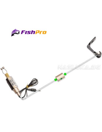 Светещ обтегач за сигнализатор с метален клипс FishPro 2602