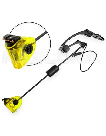 Eлектронен обтегач с твърдо рамо FishPro Illuminated SwingArm MCX N004, Жълт