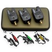 Комплект от 3 сигнализатора и 3 обтегача за шаран FishPro N133