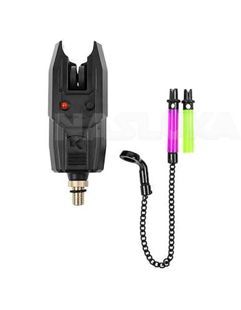 Сет от сигнализатор и обтегач за риболов на шаран Korum KBI Bite Alarm & Indicator