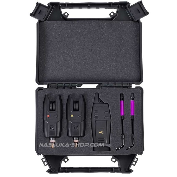 Комплект сигнализатори с централа и обтегачи Korum KBI-R 2+1 — снимка 4