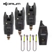 Комплект сигнализатори с централа и обтегачи Korum KBI-R 3+1