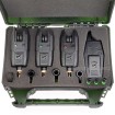 Комплект сигнализатори с централа и обтегачи Korum KBI-R 3+1