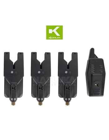 Комплект сигнализатори за шаран Korum KRI 3 Rod Remote Alarm Set