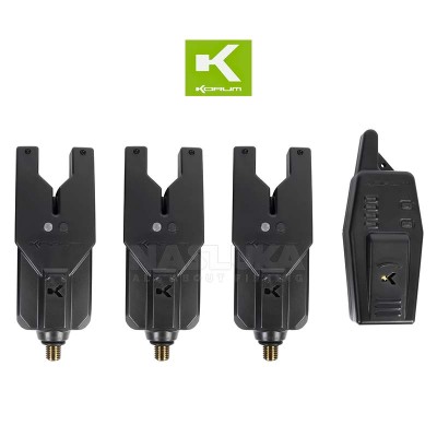 Комплект сигнализатори за шаран Korum KRI 3 Rod Remote Alarm Set