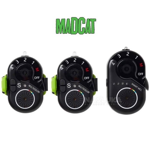 Комплект сигнализатори за сом Madcat Smart MCL Alarm Set 2+1 — снимка 1