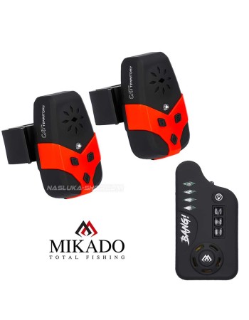Комплект сигнализатори с централа за сом Mikado Cat Territory Bang 2+1