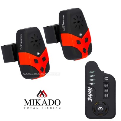 Комплект сигнализатори с централа за сом Mikado Cat Territory Bang 2+1