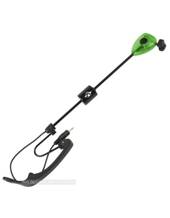 Електронен обтегач с твърдо рамо Mikado Territory LED Swinger, Зелен