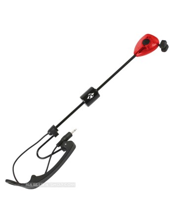 Електронен обтегач с твърдо рамо Mikado Territory LED Swinger, Червен