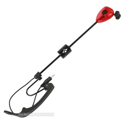 Електронен обтегач с твърдо рамо Mikado Territory LED Swinger, Червен