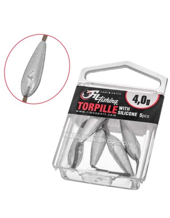 Оливетки със силиконов шлаух Fil Fishing Torpille