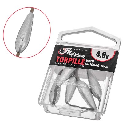 Оливетки със силиконов шлаух Fil Fishing Torpille