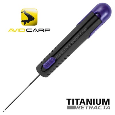 Сгъваема игла Avid Carp Titanium Retracta, Hair Needle